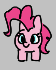 Size: 56x70 | Tagged: safe, pinkie pie, earth pony, pony, aggie.io, female, lowres, mare, simple background, smiling