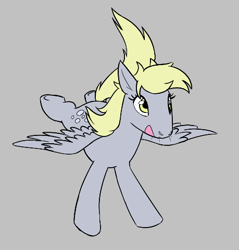 Size: 459x480 | Tagged: safe, derpy hooves, pegasus, pony, aggie.io, female, flying, mare, open mouth, simple background, smiling, snoofa, spread wings, whiskers, wings