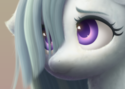 Size: 1592x1136 | Tagged: safe, artist:symbianl, imported from derpibooru, marble pie, earth pony, pony, cheek fluff, close-up, colored pupils, cute, ear fluff, female, floppy ears, fluffy, hair over one eye, marblebetes, mare, neck fluff, shy, solo