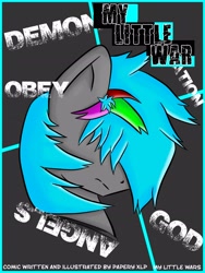 Size: 2304x3072 | Tagged: safe, artist:papery xlp, imported from derpibooru, oc, oc:papery xlp, earth pony, comic:my little wars, solo