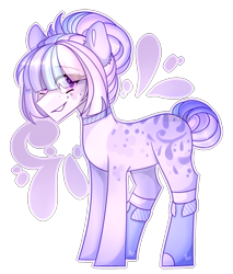 Size: 1246x1465 | Tagged: safe, artist:toffeelavender, imported from derpibooru, oc, oc only, earth pony, pony, earth pony oc, grin, simple background, smiling, solo, transparent background