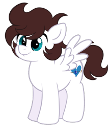 Size: 875x1013 | Tagged: safe, artist:saveraedae, imported from derpibooru, oc, oc only, oc:markpony, pegasus, pony, colt, foal, male, ponified, show accurate, simple background, the mark side, transparent background