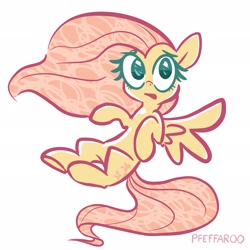 Size: 2048x2048 | Tagged: safe, artist:pfeffaroo, imported from derpibooru, fluttershy, pegasus, pony, simple background, solo, white background