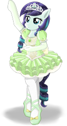 Size: 1356x2547 | Tagged: safe, artist:avchonline, imported from derpibooru, coloratura, earth pony, semi-anthro, ballerina, ballet, ballet slippers, beautiful, canterlot royal ballet academy, clothes, female, gloves, jewelry, long gloves, mare, simple background, solo, tiara, transparent background, tutu