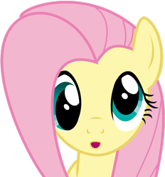Size: 2360x2541 | Tagged: safe, artist:lunabubble-ede96, imported from derpibooru, fluttershy, pegasus, pony, derp, female, high res, mare, simple background, solo, transparent background, vector