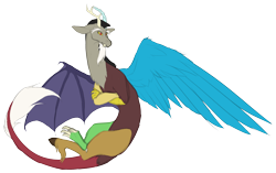 Size: 4318x2704 | Tagged: safe, artist:erroremma, imported from derpibooru, discord, draconequus, crossed arms, doodle, high res, male, simple background, solo, transparent background