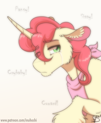 Size: 785x955 | Tagged: safe, artist:inuhoshi-to-darkpen, imported from derpibooru, oc, oc only, pony, unicorn, solo