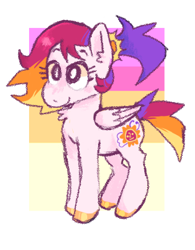 Size: 342x438 | Tagged: safe, artist:mina404, imported from derpibooru, sunny daze (g3), pegasus, pony, solo