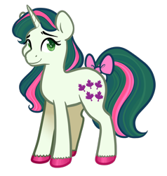 Size: 1280x1342 | Tagged: safe, artist:howdyhorsey, imported from derpibooru, gusty, pony, unicorn, bow, simple background, solo, tail, tail bow, transparent background