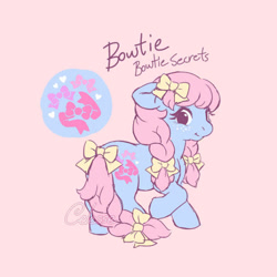 Size: 640x640 | Tagged: safe, artist:celesse, imported from derpibooru, earth pony, pony, bow tie (g1), solo