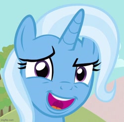 Size: 546x537 | Tagged: safe, imported from derpibooru, screencap, trixie, magic duel, cropped, open mouth, uvula