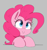 Size: 383x408 | Tagged: safe, artist:thebatfang, pinkie pie, earth pony, pony, aggie.io, female, mare, simple background, smiling