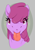 Size: 278x398 | Tagged: safe, artist:thebatfang, berry punch, berryshine, earth pony, pony, aggie.io, female, lowres, mare, simple background, smiling, tongue out, whiskers