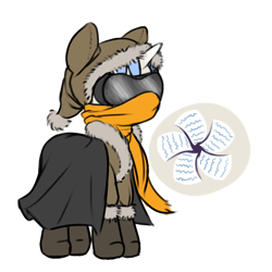 Size: 1536x1536 | Tagged: safe, artist:multiverseequine, derpibooru exclusive, imported from derpibooru, oc, oc only, oc:iglis melte, pony, unicorn, boots, cloak, clothes, coat, colt, cutie mark, foal, full body, goggles, hat, horn, jacket, male, santa hat, scarf, shoes, simple background, solo, transparent background, unicorn oc, warm, winter outfit