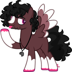 Size: 1420x1414 | Tagged: safe, artist:kurosawakuro, imported from derpibooru, oc, oc:captain sweet, pegasus, pony, base used, male, simple background, solo, stallion, tongue out, transparent background