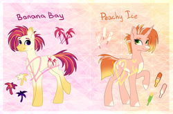 Size: 3261x2148 | Tagged: safe, artist:lambydwight, imported from derpibooru, oc, earth pony, pony, unicorn, adoptable