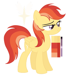 Size: 1280x1408 | Tagged: safe, artist:monochrome-sunsets, imported from derpibooru, oc, pegasus, pony, female, mare, offspring, parent:flash sentry, parent:rainbow dash, parents:flashdash, simple background, solo, transparent background