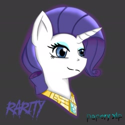 Size: 2048x2048 | Tagged: safe, artist:papery xlp, imported from derpibooru, rarity, pony, unicorn