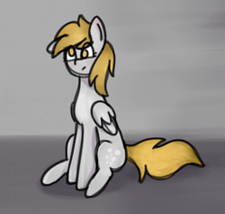 Size: 1350x1280 | Tagged: safe, artist:seylan, imported from derpibooru, derpy hooves, pegasus, pony, digital art, simple background, solo