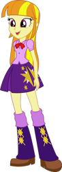Size: 539x1482 | Tagged: safe, artist:assassins-creed1999, imported from derpibooru, adagio dazzle, twilight sparkle, equestria girls, boots, clothes, leggings, palette swap, recolor, shoes, simple background, solo, transparent background