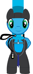 Size: 4079x9021 | Tagged: safe, artist:sonicstreak5344, imported from derpibooru, oc, oc only, pegasus, pony, helmet, lama scuba gear, male, scuba gear, simple background, smiling, solo, sonic the hedgehog, sonic the hedgehog (series), stallion, stallion oc, transparent background, wetsuit