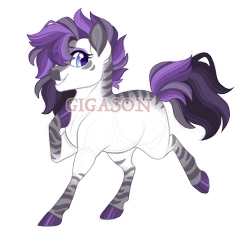 Size: 2711x2627 | Tagged: safe, artist:gigason, imported from derpibooru, oc, oc:zuri, hybrid, zony, magical lesbian spawn, obtrusive watermark, offspring, parent:rarity, parent:zecora, simple background, solo, transparent background, watermark