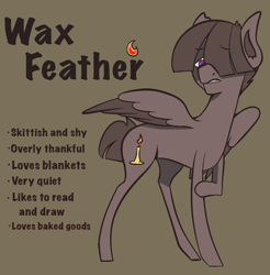 Size: 1591x1620 | Tagged: safe, artist:wax feather, imported from derpibooru, oc, oc:wax feather, pegasus, pony, male, text