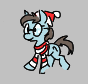 Size: 88x84 | Tagged: safe, artist:firecracker, oc, oc only, earth pony, pony, aggie.io, clothes, glasses, hat, lowres, simple background, waldo