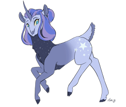 Size: 4096x3504 | Tagged: safe, artist:ask-y, imported from derpibooru, oc, oc only, hybrid, pony, unicorn, horn, interspecies offspring, offspring, parent:discord, parent:princess luna, parents:lunacord, simple background, solo, transparent background, unicorn oc