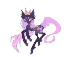 Size: 1024x820 | Tagged: safe, artist:miioko, imported from derpibooru, oc, oc only, cat, cat pony, original species, pony, deviantart watermark, ear fluff, obtrusive watermark, simple background, solo, transparent background, watermark