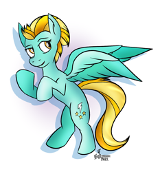 Size: 1272x1362 | Tagged: safe, artist:whirlwindflux, imported from derpibooru, lightning dust, pegasus, pony, female, mare, solo