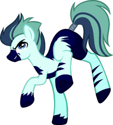 Size: 796x880 | Tagged: safe, artist:stormcloud-yt, imported from derpibooru, oc, oc only, zebra, base used, collaboration, male, simple background, smiling, smirk, stallion, tail, tail wrap, transparent background, zebra oc