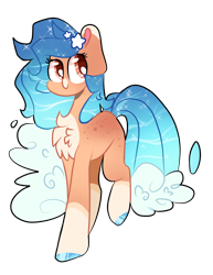 Size: 2192x2836 | Tagged: safe, artist:goldlines005, imported from derpibooru, oc, oc only, earth pony, pony, chest fluff, earth pony oc, eyelashes, female, hoof polish, mare, simple background, solo, transparent background