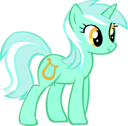 Size: 2457x2441 | Tagged: safe, artist:thebosscamacho, imported from derpibooru, lyra heartstrings, pony, unicorn, .svg available, female, high res, mare, simple background, solo, transparent background, vector