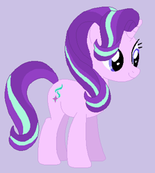 Size: 369x414 | Tagged: safe, artist:painterede, artist:selenaede, artist:twilyisbestpone, derpibooru exclusive, imported from derpibooru, starlight glimmer, pony, unicorn, base used, cute, female, glimmerbetes, mare, purple background, simple background, smiling, solo