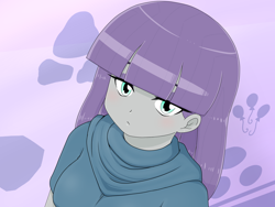 Size: 2224x1668 | Tagged: safe, artist:batipin, imported from derpibooru, maud pie, equestria girls, female, looking at you, solo