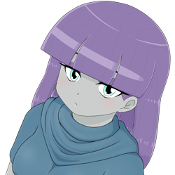 Size: 1675x1668 | Tagged: safe, artist:batipin, imported from derpibooru, maud pie, equestria girls, female, looking at you, simple background, solo, transparent background