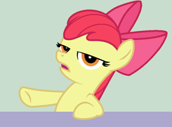 Size: 776x572 | Tagged: safe, artist:pupster0071, imported from derpibooru, apple bloom, earth pony, pony, female, filly, foal, nonchalant, solo