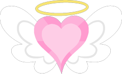 Size: 849x512 | Tagged: safe, artist:muhammad yunus, imported from ponybooru, oc, oc:annisa the good pony, angel, cutie mark, cutie mark only, heart, no pony, simple background, transparent background, wings