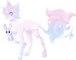 Size: 1723x1360 | Tagged: safe, artist:dreepymom, imported from derpibooru, oc, oc:pastel bun, pony, unicorn, plushie, simple background, solo, transparent background