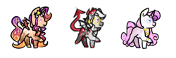 Size: 1500x500 | Tagged: safe, artist:goldlines005, imported from derpibooru, oc, oc only, pegasus, pony, unicorn, base used, horn, pegasus oc, raised hoof, simple background, transparent background, unicorn oc, wings