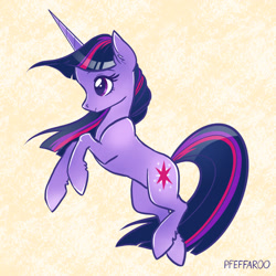 Size: 2048x2048 | Tagged: safe, artist:pfeffaroo, imported from derpibooru, twilight sparkle, pony, unicorn, female, mare, solo, unicorn twilight
