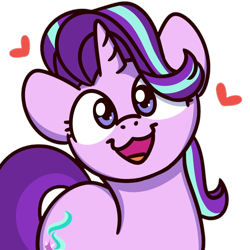 Size: 1000x1000 | Tagged: safe, artist:sugar morning, edit, imported from derpibooru, starlight glimmer, pony, unicorn, background removed, cute, female, g4, glimmerbetes, heart, looking at you, mare, open mouth, smiling, smiling at you, solo, sugar morning's smiling ponies, transparent background