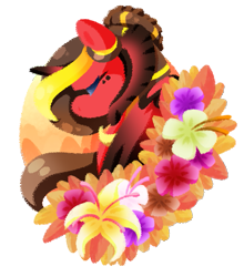 Size: 767x872 | Tagged: safe, artist:eothnoguy-art, imported from derpibooru, oc, oc only, oc:oneiria fylakas, alicorn, pony, alicorn oc, bust, female, flower, horn, lineless, mare, portrait, simple background, solo, transparent background, wings