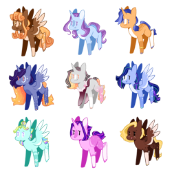 Size: 1280x1280 | Tagged: safe, artist:goldlines005, imported from derpibooru, oc, oc only, alicorn, pegasus, pony, unicorn, alicorn oc, base used, coat markings, colored wings, crack ship offspring, ethereal mane, horn, magical gay spawn, magical lesbian spawn, multiple parents, offspring, parent:applejack, parent:derpy hooves, parent:doctor whooves, parent:flash sentry, parent:king sombra, parent:luster dawn, parent:pound cake, parent:princess cadance, parent:princess celestia, parent:princess flurry heart, parent:princess luna, parent:rainbow dash, parent:shining armor, parent:starlight glimmer, parent:sunburst, parent:tempest shadow, parent:trixie, parent:twilight sparkle, parent:zephyr breeze, parents:celestibra, parents:doctorderpy, parents:lunajack, parents:shiningcadance, parents:startrix, parents:tempestlight, parents:zephdash, pegasus oc, simple background, socks (coat markings), starry mane, transparent background, two toned wings, unicorn oc, wings