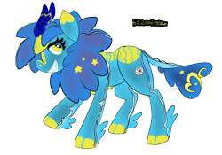 Size: 2856x2000 | Tagged: safe, artist:brainiac, imported from derpibooru, oc, oc only, oc:starrinite, inflatable pony, kirin, pony, cute, female, inflatable, mare, pool toy, simple background, solo, transparent background