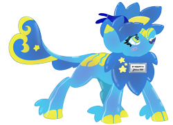 Size: 1276x924 | Tagged: safe, artist:brainiac, imported from derpibooru, oc, oc only, oc:starrinite, inflatable pony, kirin, pony, cute, female, inflatable, mare, pool toy, simple background, solo, transparent background