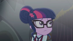 Size: 3410x1920 | Tagged: safe, imported from derpibooru, screencap, sci-twi, twilight sparkle, equestria girls, friendship games, female, glasses, high res, solo