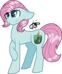 Size: 864x1032 | Tagged: safe, artist:gallantserver, imported from derpibooru, oc, oc:chamomile candle, earth pony, pony, male, offspring, parent:lotus blossom, parent:wicker basket, simple background, solo, stallion, transparent background