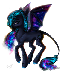 Size: 1207x1407 | Tagged: safe, artist:bastet-catmew, imported from derpibooru, oc, oc:brianna, bat pony, pony, female, mare, simple background, solo, white background